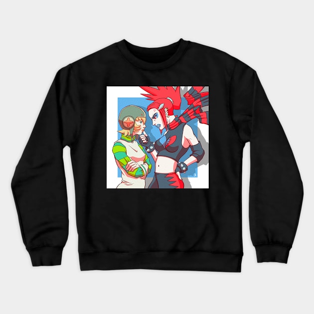 Gum VS Love Shocker !!! Crewneck Sweatshirt by barbes-artworks